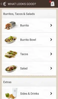 Chipotle android App screenshot 9