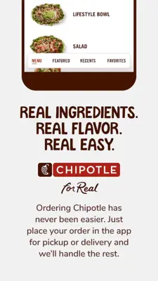 Chipotle android App screenshot 5