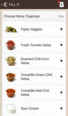 Chipotle android App screenshot 8